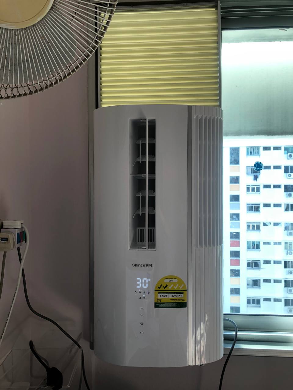 HDB bedroom casement install, daytime